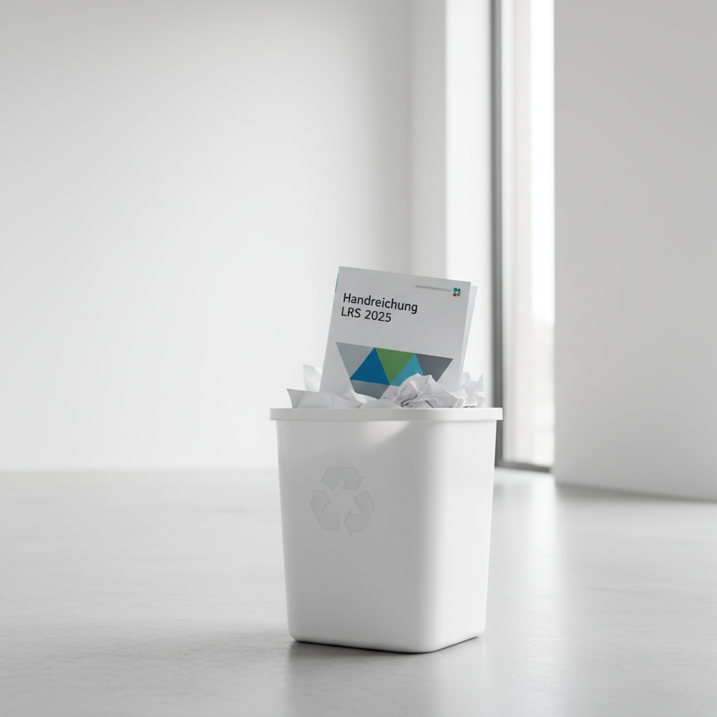 LRS Handreichung in den Müll